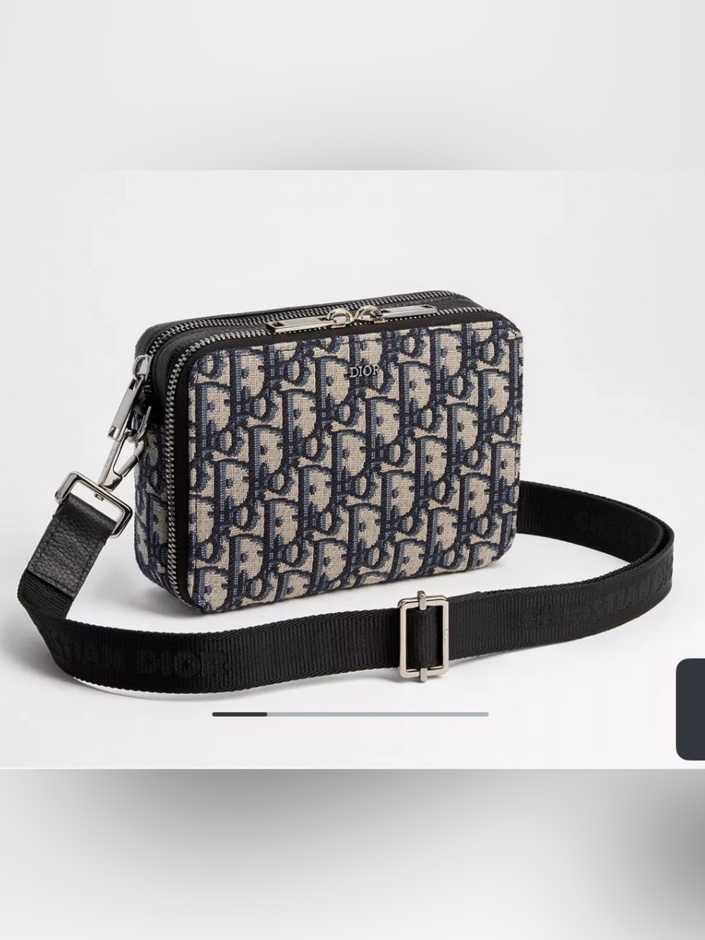 DIOR Zipped Pouch with Strap